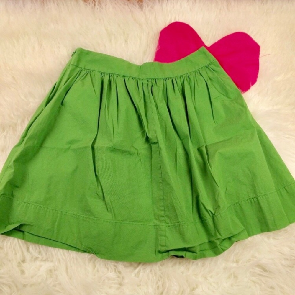@ Banana Republic sz 6 Green Skirt Aline Pleated